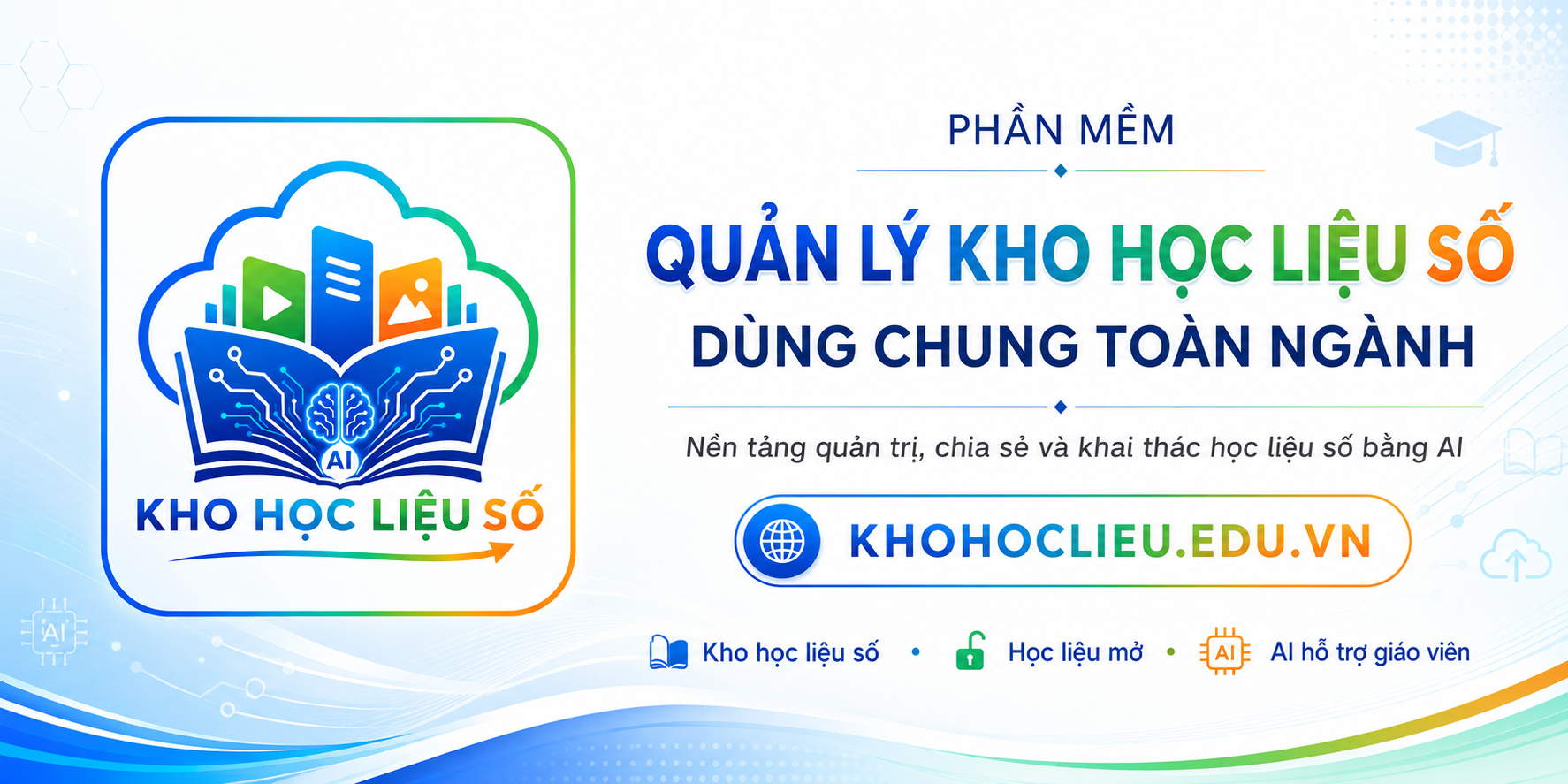Phần mềm Quản lý Kho học liệu số dùng chung toàn ngành